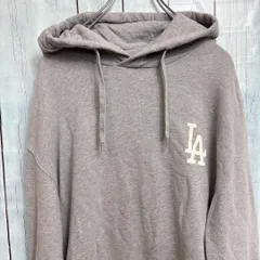 MLB LA ドジャース グレー パーカー フーディー M