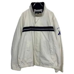 NAUTICA セーリング ジャケット XL ホワイト ノーティカ ジップアップ 裏メッシュ アウター 春物 a711-5197のサムネイル