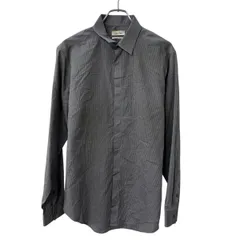 Calvin Klein 長袖 ストライプシャツ L～ グレー カルバンクライン 長袖シャツ トップス 春物 a711-5212のサムネイル