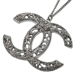 【中古A】シャネル　ＣＨＡＮＥＬ　ＣＣマーク　カメリア　ペンダントネックレス　Ｂ１４Ａ