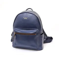 サマンサタバサ リュック バックパック ネイビー 紺 Navy フェイクレザー Samantha Thavasa
