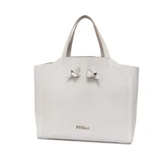 フルラ ハンドバッグ ミニトート サリー 白 ホワイト White レザー 本革 FURLA