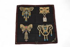 エルメス スカーフ HERMES カレ90 シルクツイル Poesie Persane  