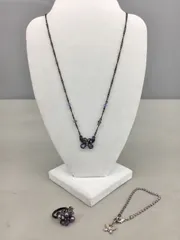 アナスイ ANNA SUI アクセサリー 3点 まとめセット 10号 レディース ブレスレット ネックレス 指輪 2511LR007