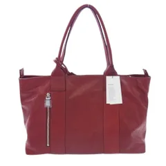 aniary アニアリ 28-02000 Tote レザー ブリーフ トート バッグ レッド系【新古品】【未使用】【中古】のサムネイル