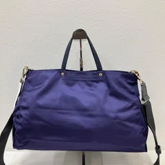 5815 　russet ラシット　2WAY ショルダーバッグ　ハンドバッグ　トートバッグ パープル系　ナイロン　レザー　斜めがけ　ショルダー紐調節可能　大容量