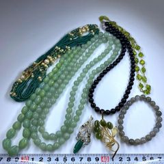 翡翠ネックレス 袋込511g 東Y7-1114☆2F - メルカリ