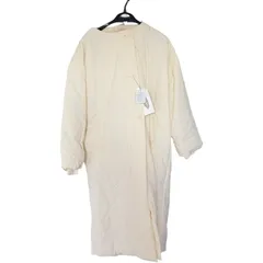 Z1599【未使用】HOLIDAY ホリデー ダウンコート ジャンパー ジャケット 白 ホワイト フード付き ロングコート レディースF 洗える