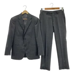 UNITED ARROWS green label relaxing / ユナイテッド アローズ グリーン レーベル リラクシング | セットアップ 2B テーラードジャケット 総裏地 / スラックス パンツ | 42/72 | ダークグレー系 | メンズ