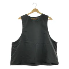 mizuiroind / ミズイロインド | クルーネック ショート ベスト | ブラック | レディース