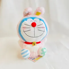 ★タグ付　ドラえもん ぬいぐるみ 50周年記念　うさ耳ぽってりお手玉ぬいぐるみ