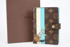 【美品】LOUIS VUITTON ヴィトン モノグラム アジェンダPM ポーター ベルボーイ 手帳カバー【SZ80】