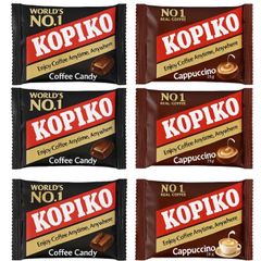 コピコ キャンディ ブリスターパック 32g(8個入) ×6袋セット 【コーヒー3個 カプチーノ3個 】 カッコPSJ KOPIKO Coffee Candy 韓国ドラマ 韓国お菓子 飴