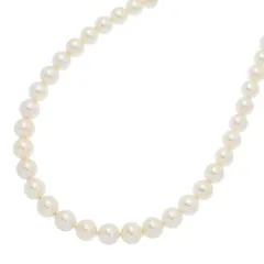 花玉･アコヤ真珠/Japan Pearl/養殖真珠･真珠（パール）ネックレス･ペンダント/合金メッキ-39.0g/シルバー【♀】【S】【レディース】★■586868【中古】