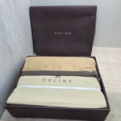 新品未使用 CELINE 合繊肌掛けふとん ベージュ マカダム柄 トリオンフ