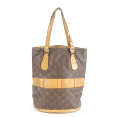 ヴィンテージ ルイヴィトン USA製 モノグラム バケット GM レザー トート バッグ 肩掛け ショルダー ハンド レディース ERE CW22-8【中古】