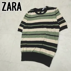 ZARA　ザラ　半袖ニット　Mサイズ