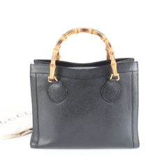 極美品 グッチ GG キャンバス レザー ショルダーバッグ 斜め掛け  