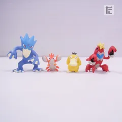 立体ポケモン図鑑 ヘイガニ・シザリガー、コダック・ゴルダック