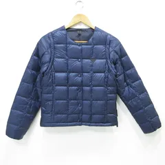【三重本店】 中古 TAION | タイオン EXTRA エクストラ クルーネックインナーダウンセット 3WAYダウンジャケット ベスト 半袖 EX-W04A SET ネイビー サイズ：S 【111】
