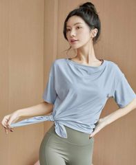 SUKALA カップ付きルーシュドサイドTee ヨガ ピラティスウェア - メルカリ