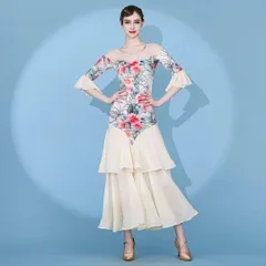 社交ダンス練習にオススメ！ダンスパーティーにも最適！スタンダードドレス