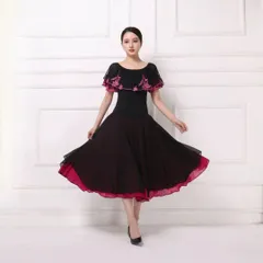 発表会衣装 スタンダード向きワンピース練習着ダンスパーティにも最適！