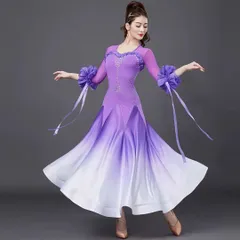 ダンスパーティーにオススメ！スタンダード向きワンピース  練習着にも！