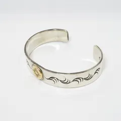 【瀬戸大橋店】 中古 ARIZONA FREEDOM | アリゾナフリーダム バングル SILVER/K18/太陽神 唐草バングル シルバー 【134】