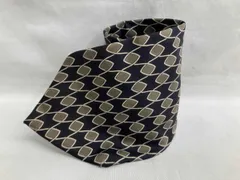 GUCCI グッチ ネクタイ 総柄 ブラック/グレー系 シルク100% メンズ ブランド小物