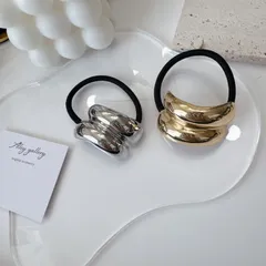 2色展開　ぷっくりヘアゴム◯