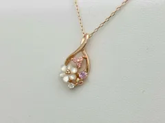 SamanthaTiara K10 40cm 1.1g フラワー ネックレス 