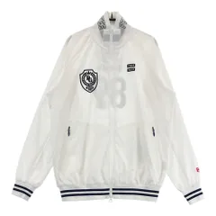 サイズ：1 PEARLY GATES パーリーゲイツ  バックロゴ 長袖ジップジャケット チェック柄 ホワイト系 [240101552773] ゴルフウェア レディース ストスト