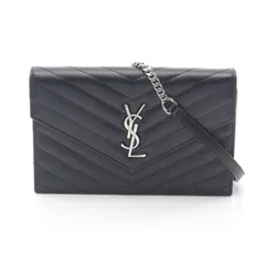 ねこさん専用希少SAINT LAURENT ブラック レザー ウォレットチェーン ねこさん専用希少SAINT LAURENT ブラック レザー ウォレットチェーン