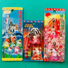 ガラスの仮面 キティ根付け ファスナーマスコット 3個セット - メルカリ