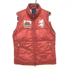 アドミラル 中綿リバーシブルベスト レッド×白 ウェールズ国旗  メンズ L ゴルフウェア Admiral