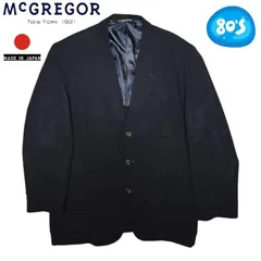 80s～ McGREGOR 紺ブレ テーラードジャケット マクレガー ネイビー 金ボタン ブレザー