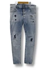 ◇【極美品】DSQUARED２ ジーンズ デニムパンツ スキニーパンツ ボトムス /S71LB0965 S30342/ダメージ加工 リペア加工 ボタンフライ  サイズ50 ■管理番号L29470SSS26-251106-4.5K（510）