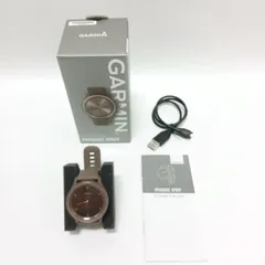 No.4232 ガーミン vivomove Sport Peach Gold/Cocoa ハイブリッドスマートウォッチ 【日本正規品】 ユニセックス