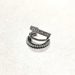 シルバー　silver 銀 イヤーカフ　ノンホール　イヤリング　パール　キラキラ　華やか　上品　高級　可愛い　大人可愛い　美女　美人　ピアス　耳飾り　高品質　ガラス　ジルコニアダイヤ　ダイヤ　輝く　大ぶり　3連　3重　プレゼント　ギフト　無料ラッピング