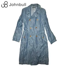 JOHNBULL シャンブレ―ブルー トレンチコート ジョンブル デニム