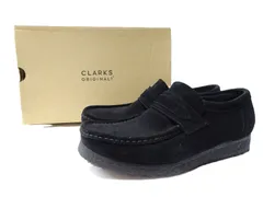 定2.6万 CLARKS クラークス Wallabee Loafer ワラビー ローファー 41.5 7 1/2 ブラック