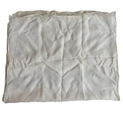 RE244 Christian Dior クリスチャンディオール CDロゴ刺繍 シルクスカーフ アイボリー 日本製 絹100% 上品 綺麗 光沢感 エレガント