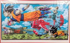 BANDAI SPIRITS 이치 반 쿠지 DRAGON BALL 40th 게노이치 C상 부우편 40주년 기념 양면 비주얼 보드