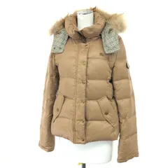 BURBERRY BLUE LABEL バーバリーブルーレーベル ダウンジャケット サイズ:40 裏地ノバチェック E1F36-249-40   ブラウン レディース / 240001169245