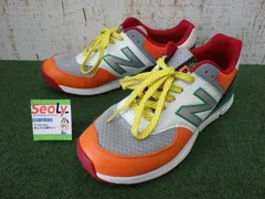 ニューバランス ゴルフシューズ UGS574 26㎝ メンズ 男性用 カラフル オレンジ グリーン ネイビー 美品