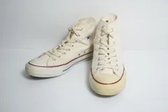 定番 CONVERSE コンバース CANVAS ALL STAR HI キャンバス オールスター HI ハイカット スニーカー WHITE ホワイト M9162 26cm ●★4