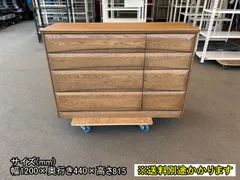 【中古】【一部地域送料無料】(株)平成　チェスト　２列４段　ブラウン　木製　F-SC-084-0609A