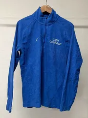 NIKE ハーフジップジャケット ブルー S US古着