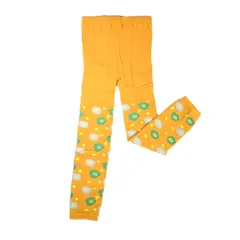 RAG MART ラグマート ベビー キッズ レギンス イエロー  95cm (適用身長90cm～100cm) 90cm 100cm 花柄 黄色 タイツ ストレッチ 伸びる あったか ボトム スパッツ ベビー ボーイズ ガールズ フィット